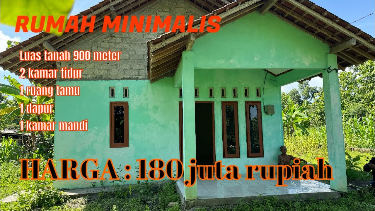 ❌️ [ DI JUAL RUMAH KECIL SIAP HUNI ( LUAS TANAH 900 METER (HARGA 180JUTA @rajiproperty channel