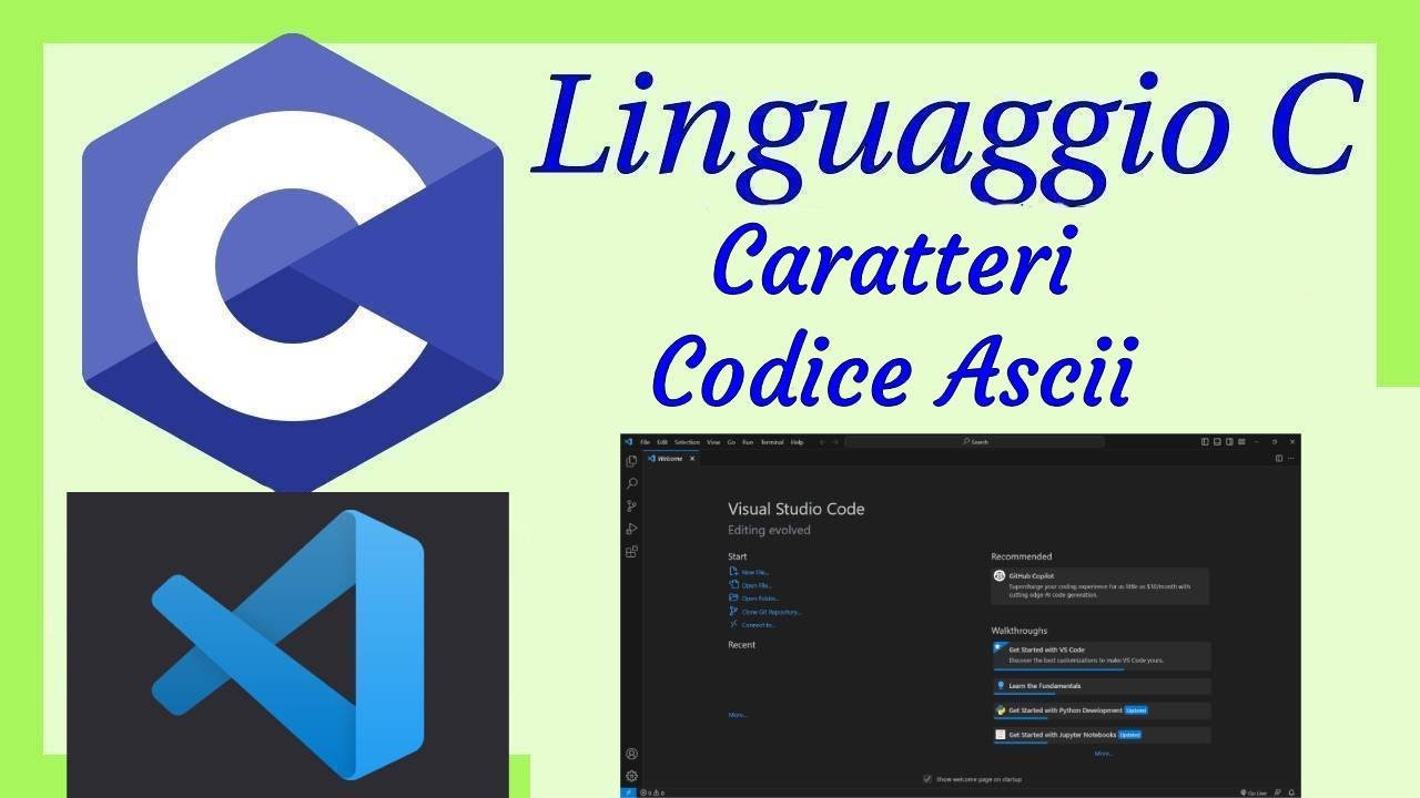 16)Linguaggio c_____Caratteri____Ascii