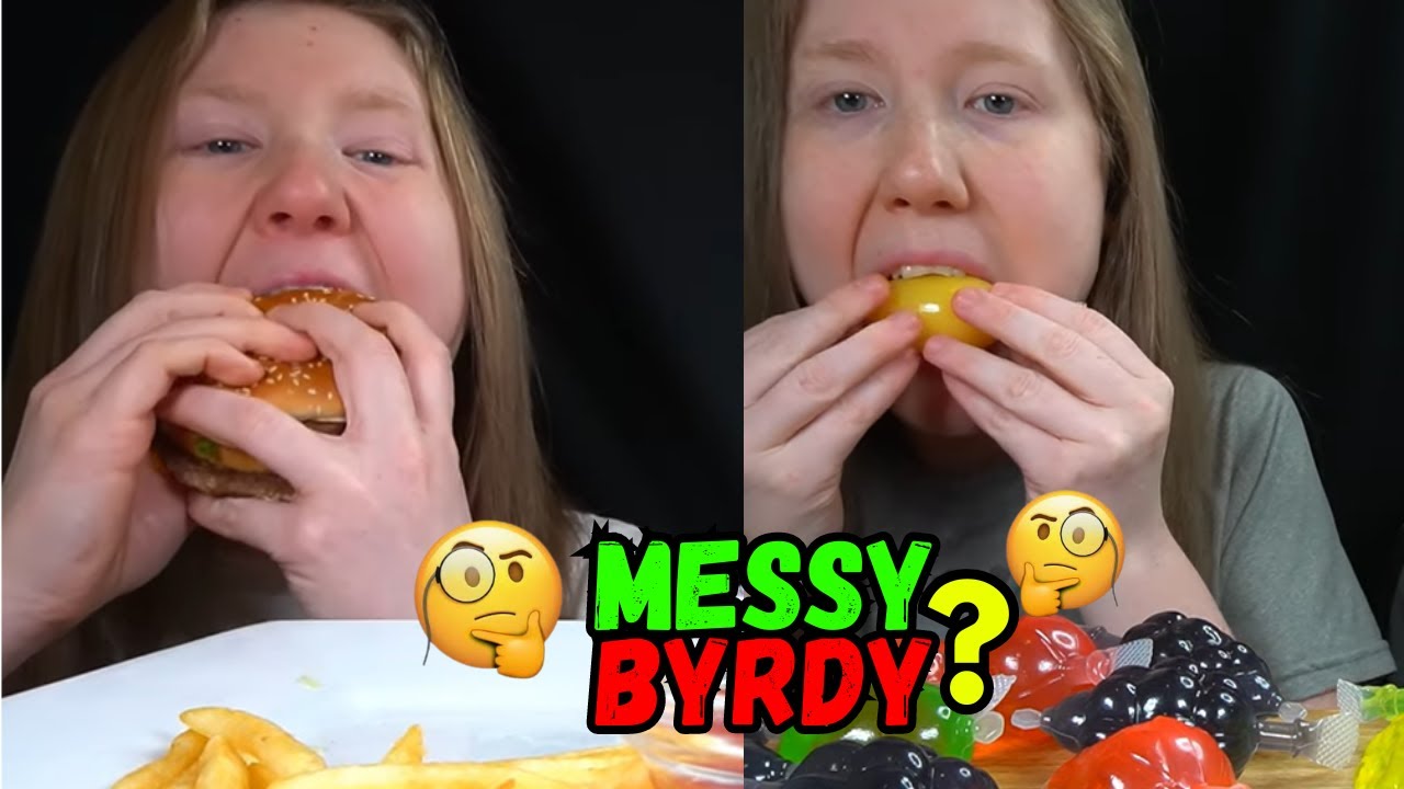 Songbyrd and being *MESSY BYRDY?*😮|Songbyrd ASMR|Songbyrd cringe|Cringe songbyrd|ASMR|Eating sound
