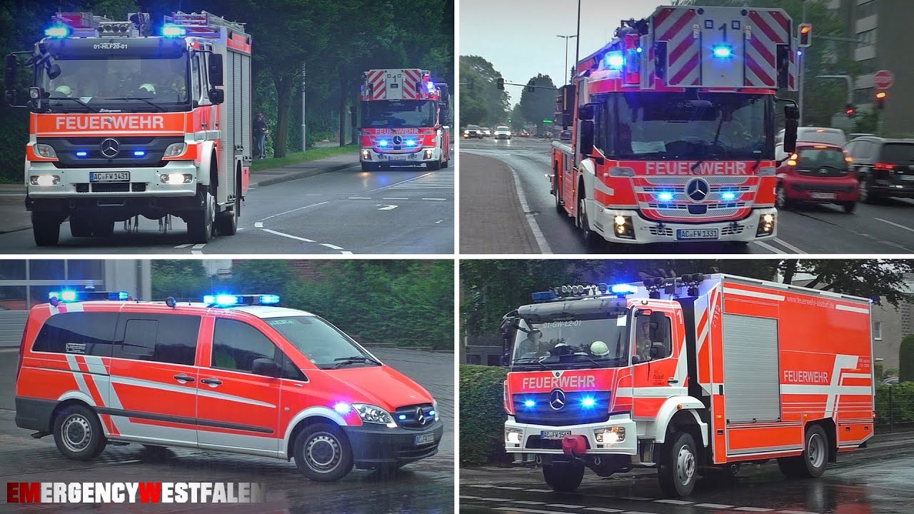 [MEHRERE PARALLELEINSÄTZE! 🚒] - FEUERWEHR ALSDORF rückt zu mehreren Einsätzen aus!