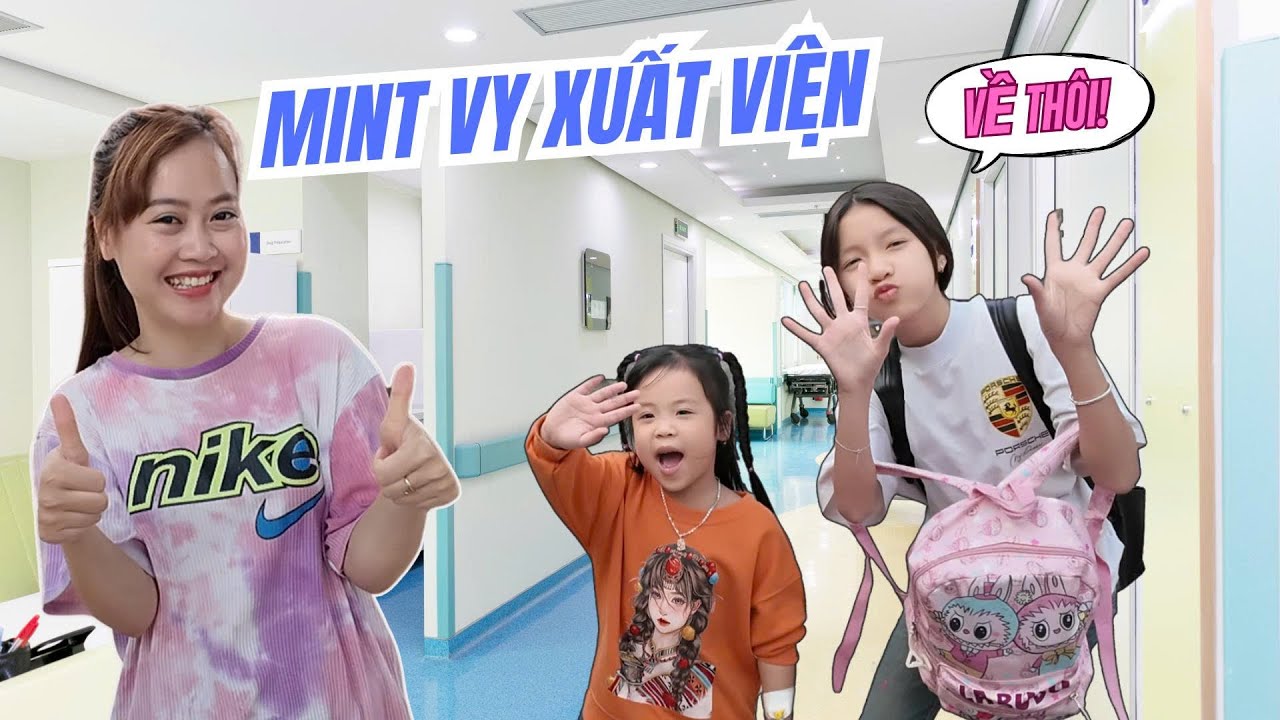 Cua Đến Viện Thăm Mint Vy V&agrave; Đ&oacute;n Mint Vy Xuất Viện