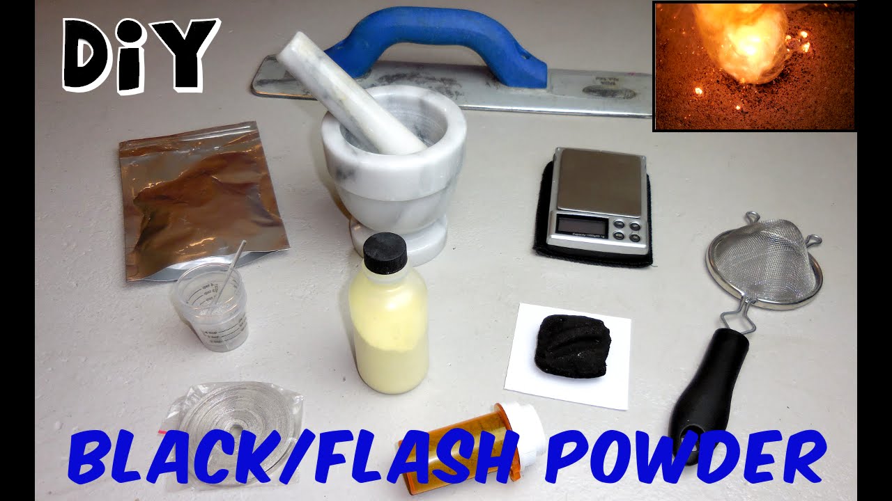 DIY Black or Flash Powder (Fire Starting & Signaling)