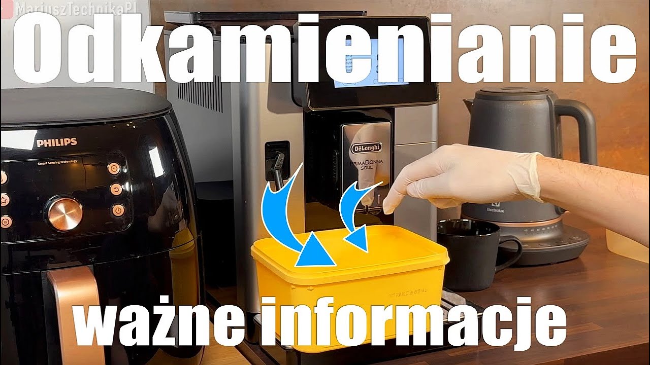 DeLonghi Primadonna - Odkamienianie dla poczatkujacych z ekpresem do kawy @MariuszTechnikaPL