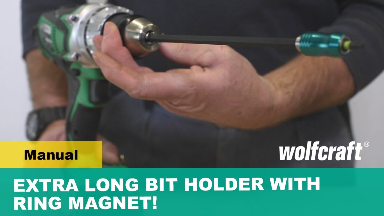 Amazing Ring Magnet Extra Long Bit Holder! Great for Hard Access Spots