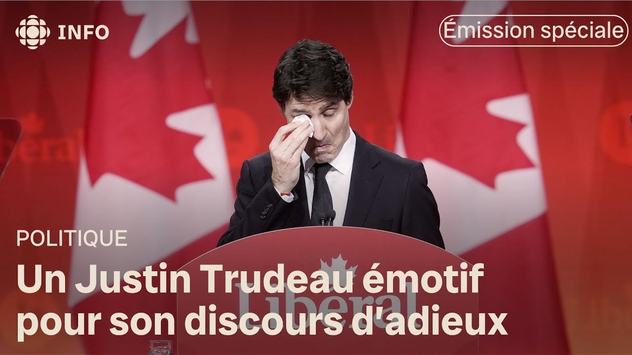Le discours d'adieu de Justin Trudeau aux militants libéraux (en français)