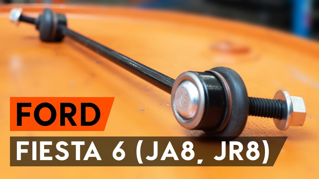 Hvordan bytte foran stabilisatorstag / foran lenkearm der på FORD FIESTA JA8 [AUTODOC]