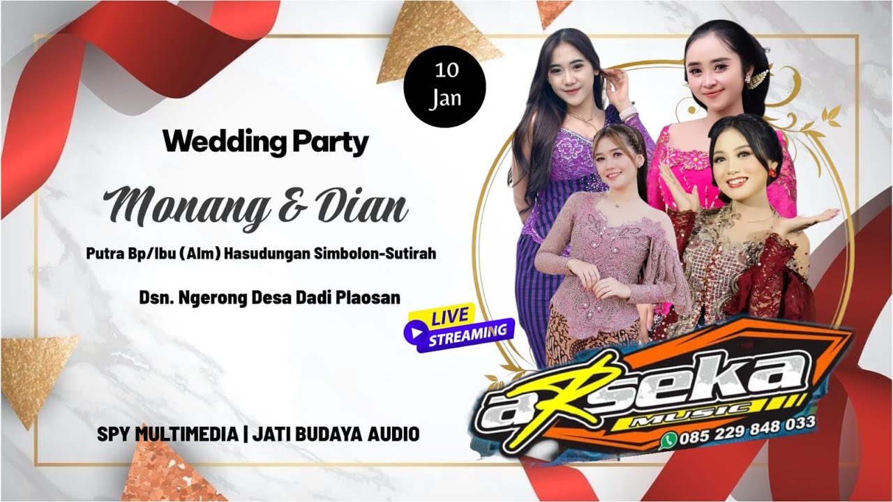 LIVE ARSEKA MUSIC // NGUNDUH MANTU // Bg. MONANG & Rr. DIAN // SABTU 10 JANUARI 2026