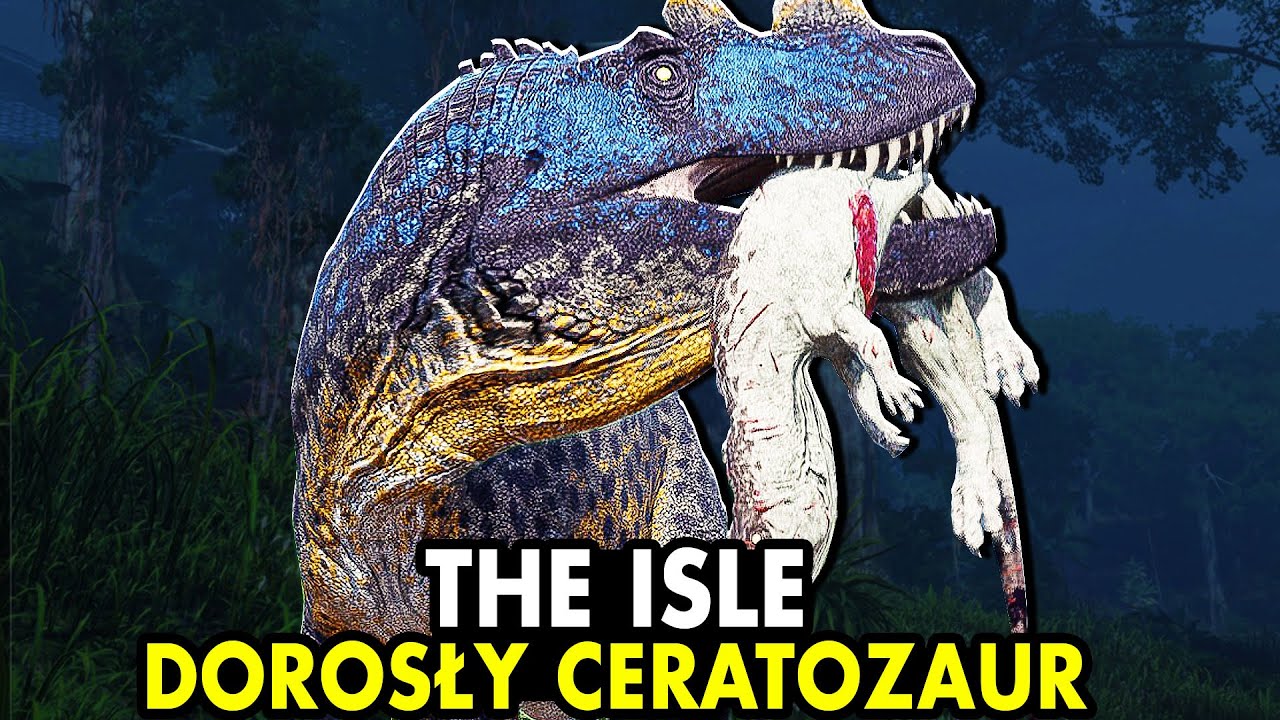 DOROSŁY CERATOZAUR RUSZA NA POLOWANIE - The Isle Evrima