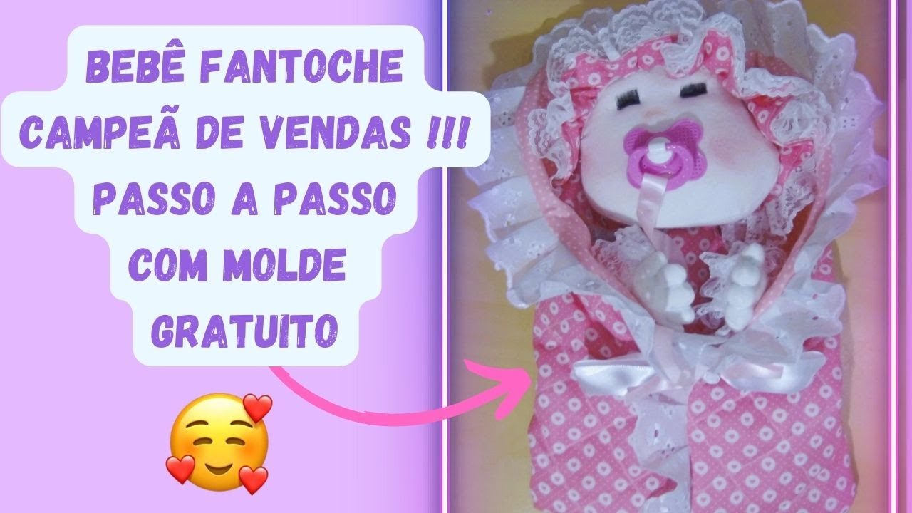 Como fazer um BEBÊ FANTOCHE  lindo !!!!! #bebêfantoche #costuracriativa #artesanato