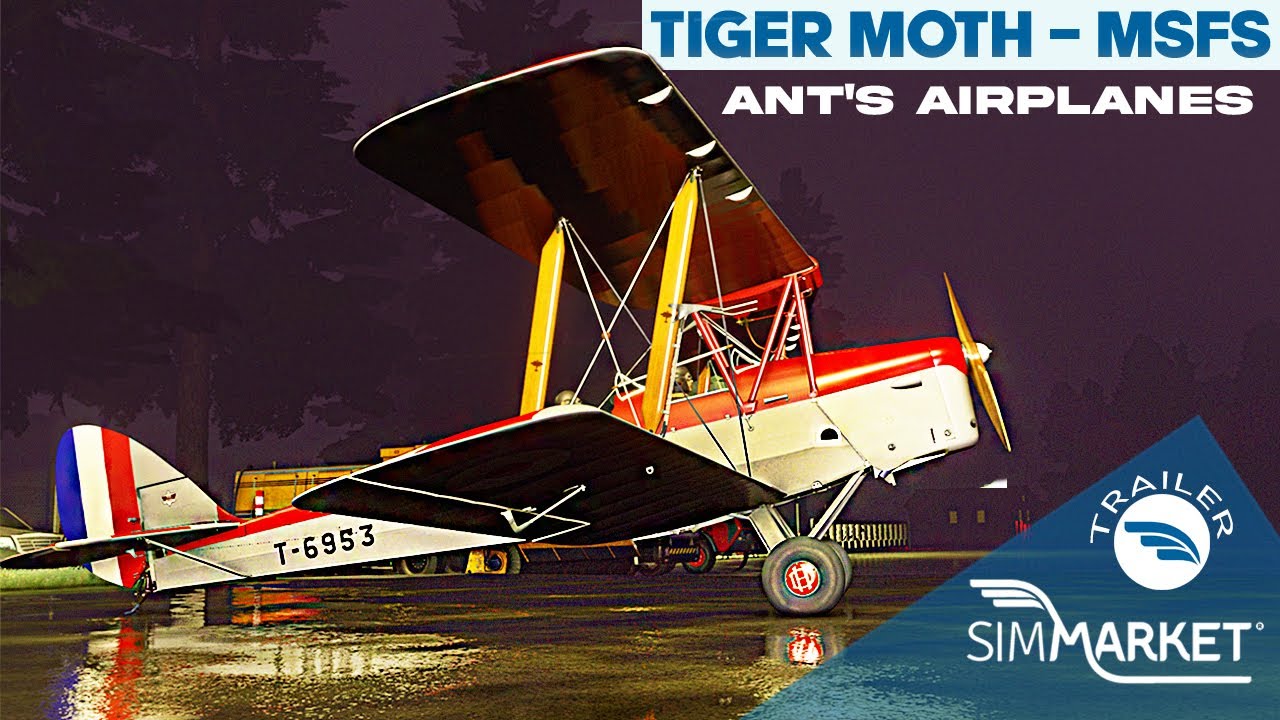 Best Biplane ever in Microsoft Flight Simulator  ? | TIGER MOTH MSFS at simMarket Trailer