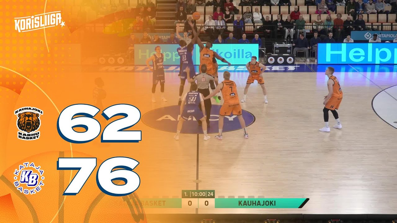 Kataja Basket vs. Kauhajoki - Game Highlights