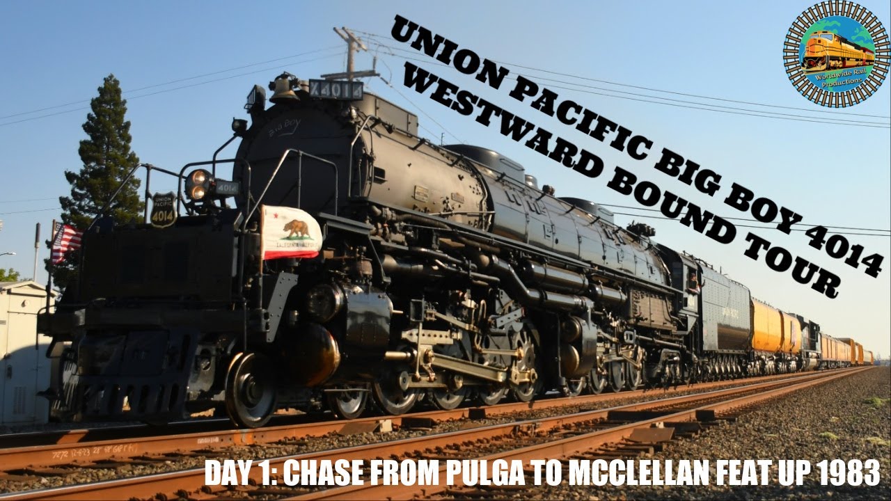 Union Pacific Big Boy 4014 | 2024 Westward Bound Tour Day 1 - Chase from Pulga to McClellan