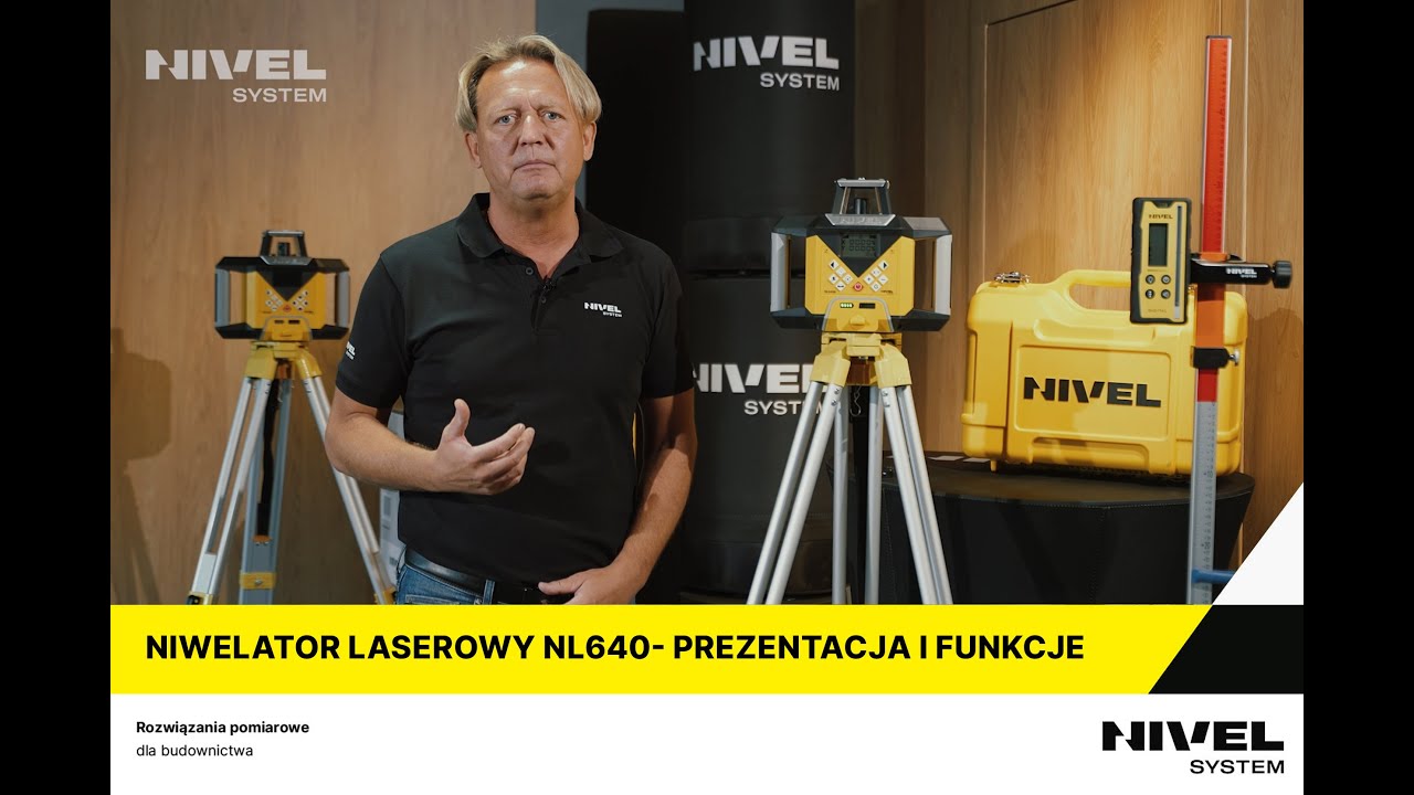 Nivel System NL640R &ndash; niwelator laserowy z cyfrowymi spadkami | Test i prezentacja