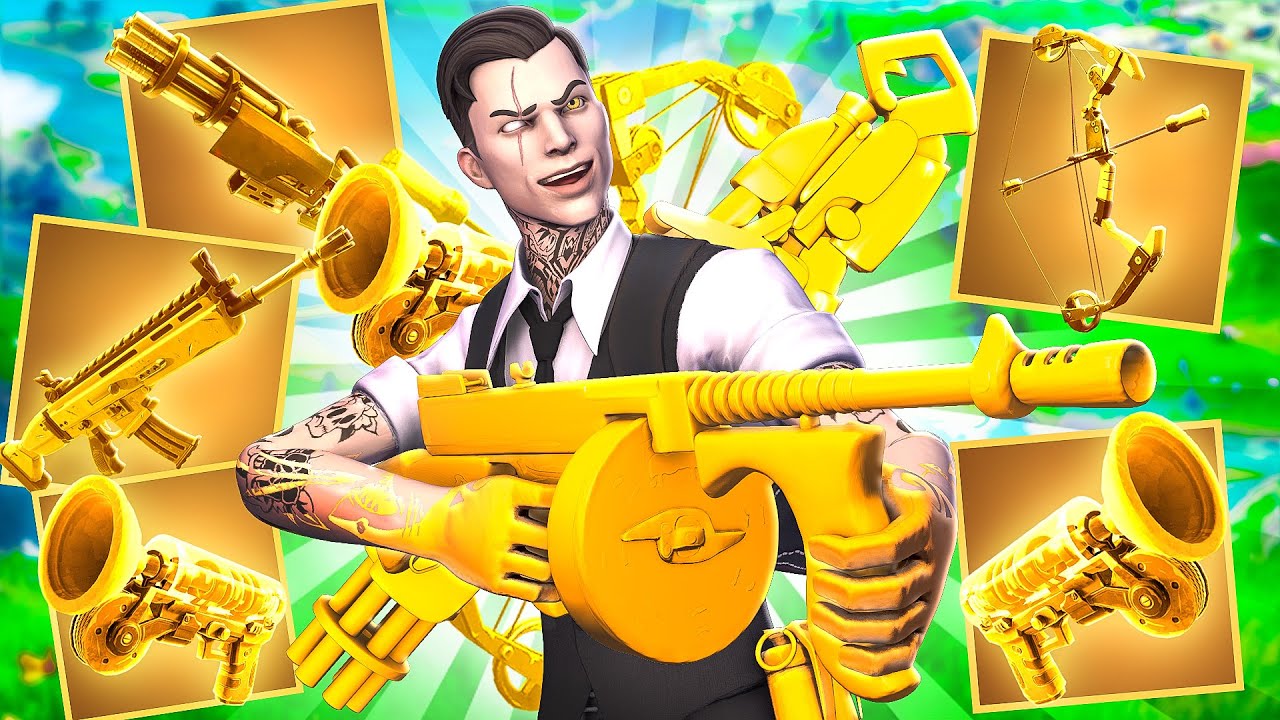 GIOCARE A FORTNITE CON SOLO ARMI MITICHE! *CHALLENGE*