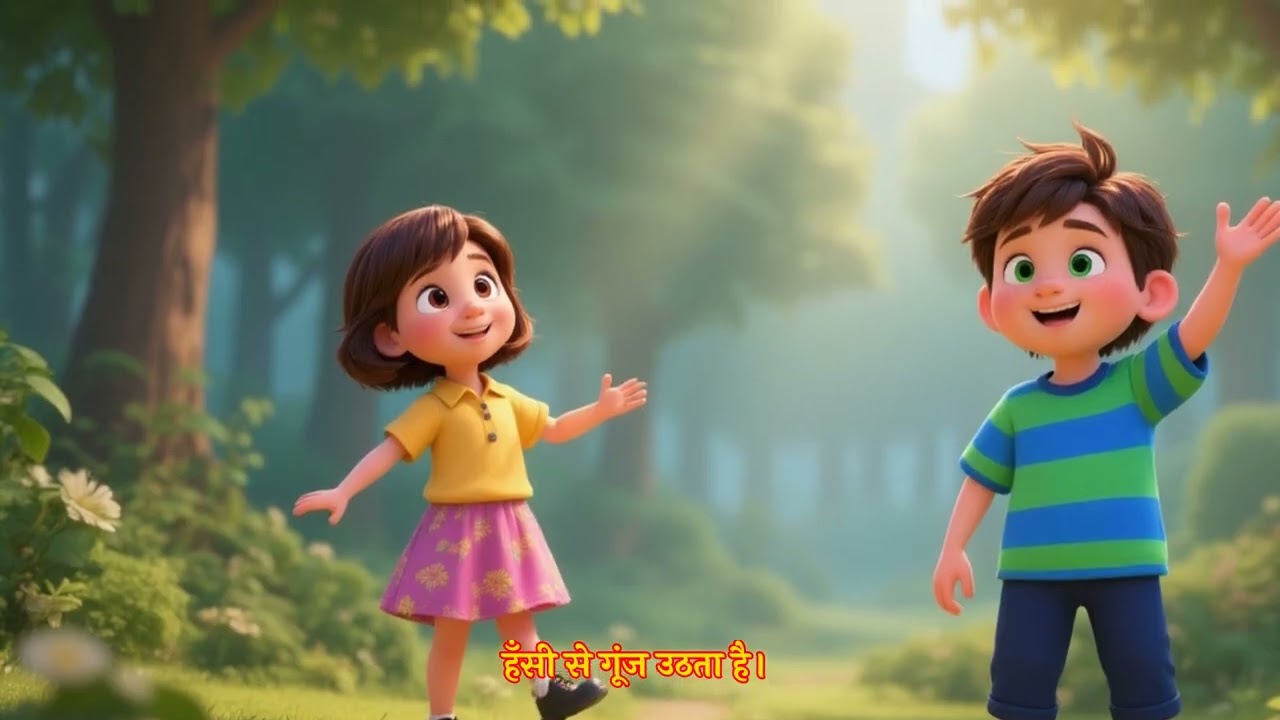 KIDS TOON TIME, The Great Adventure of Three Kids.