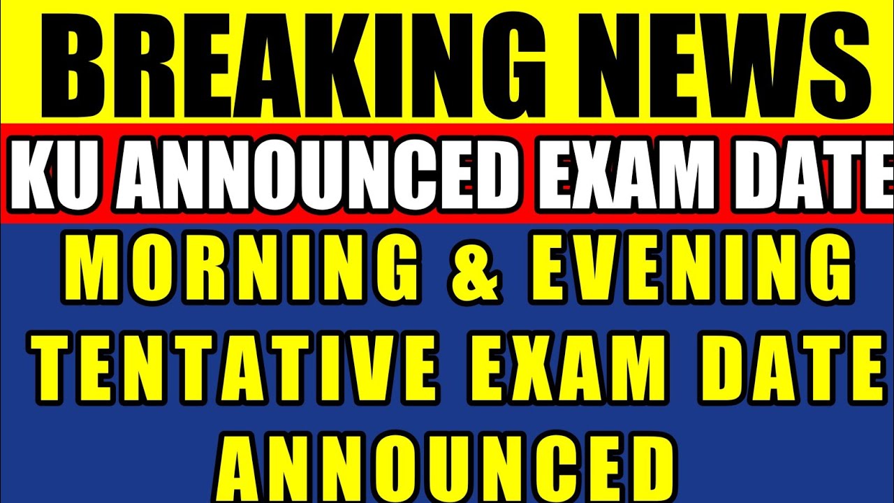 KARACHI UNIVERSITY ANNOUNCED TENTATIVE EXAM DATES I EXAM DATES