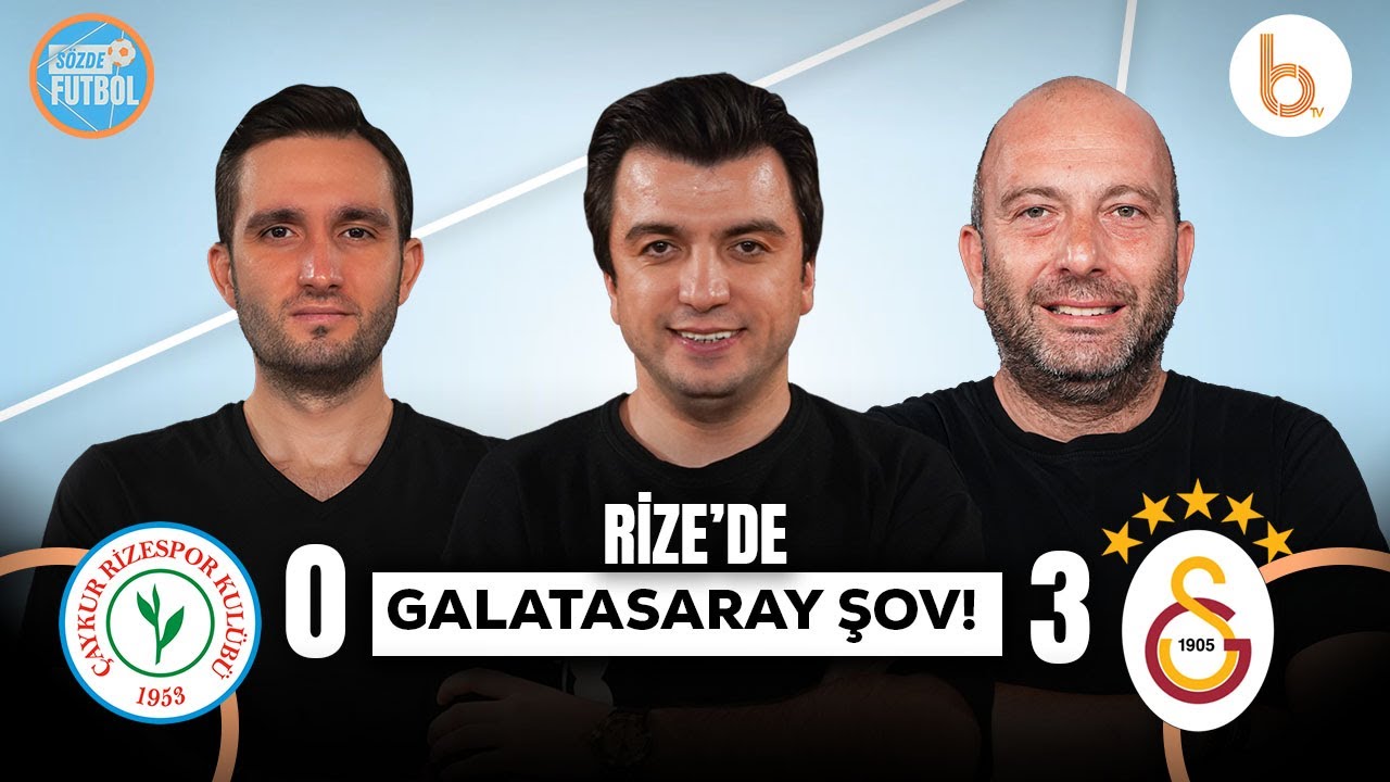 Rizespor 0-3 Galatasaray Maç Sonu | Bışar Özbey, Gökhan Dinç ve Samet Süner