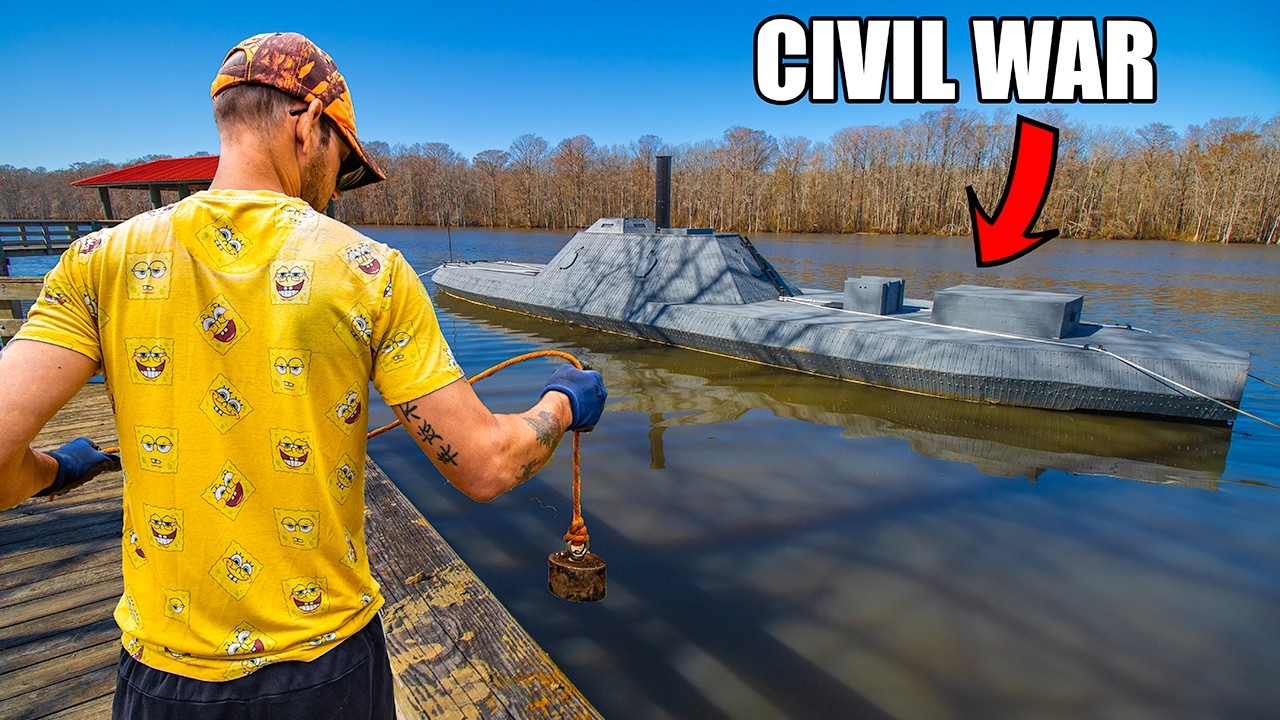 Magnet Fishing Next to a Civil War Battleship – You Won’t Believe What I Found!
