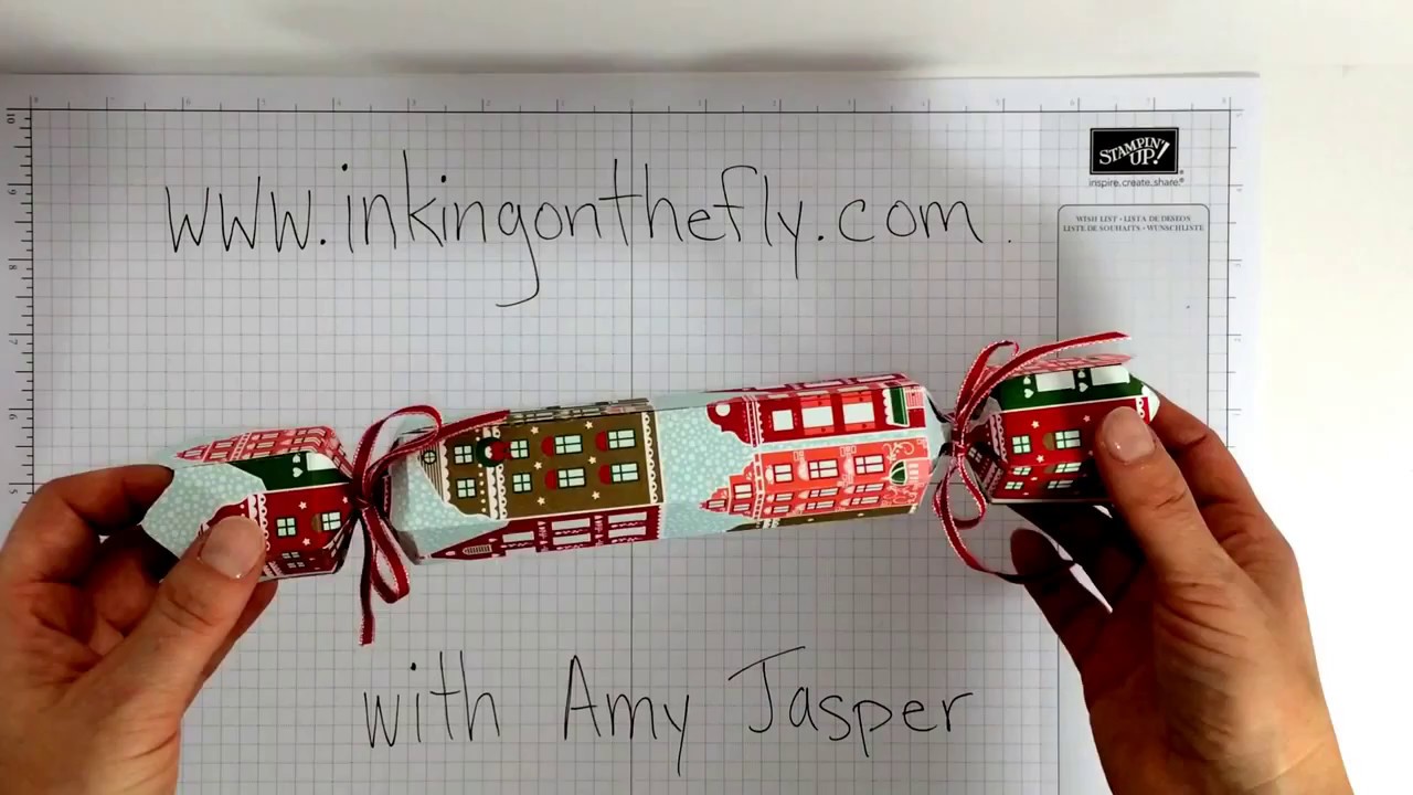 Christmas Crackers using the Envelope Punch Board