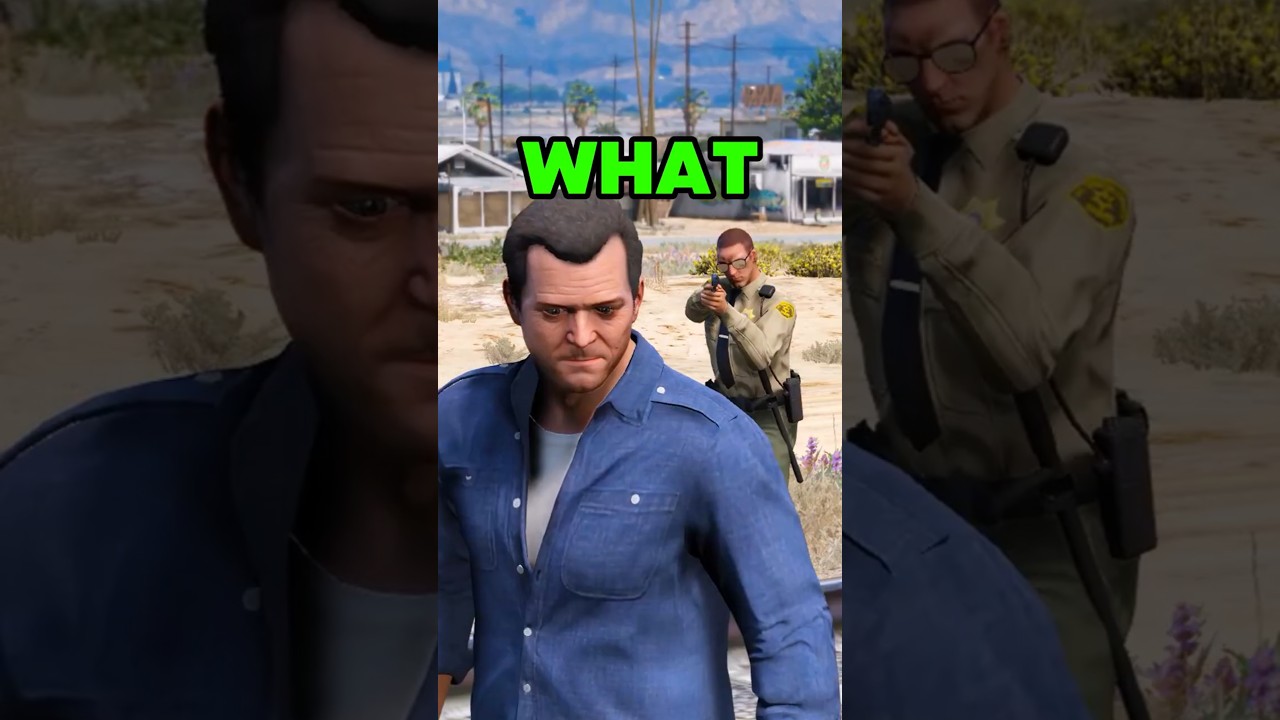 If A Train Hits The COPS While You're Getting Arrested in GTA Games