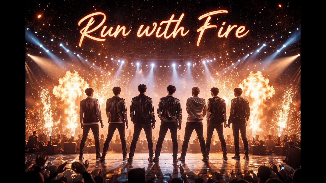 The song I made for BTS is ''Run with Fire''