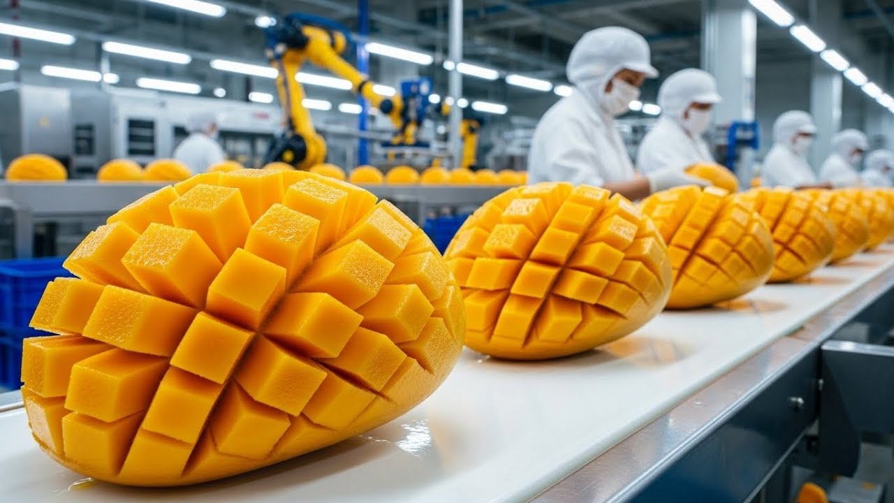 Inside a Modern Mango Processing Plant: From Fresh Harvest to Delicious Mango Slices