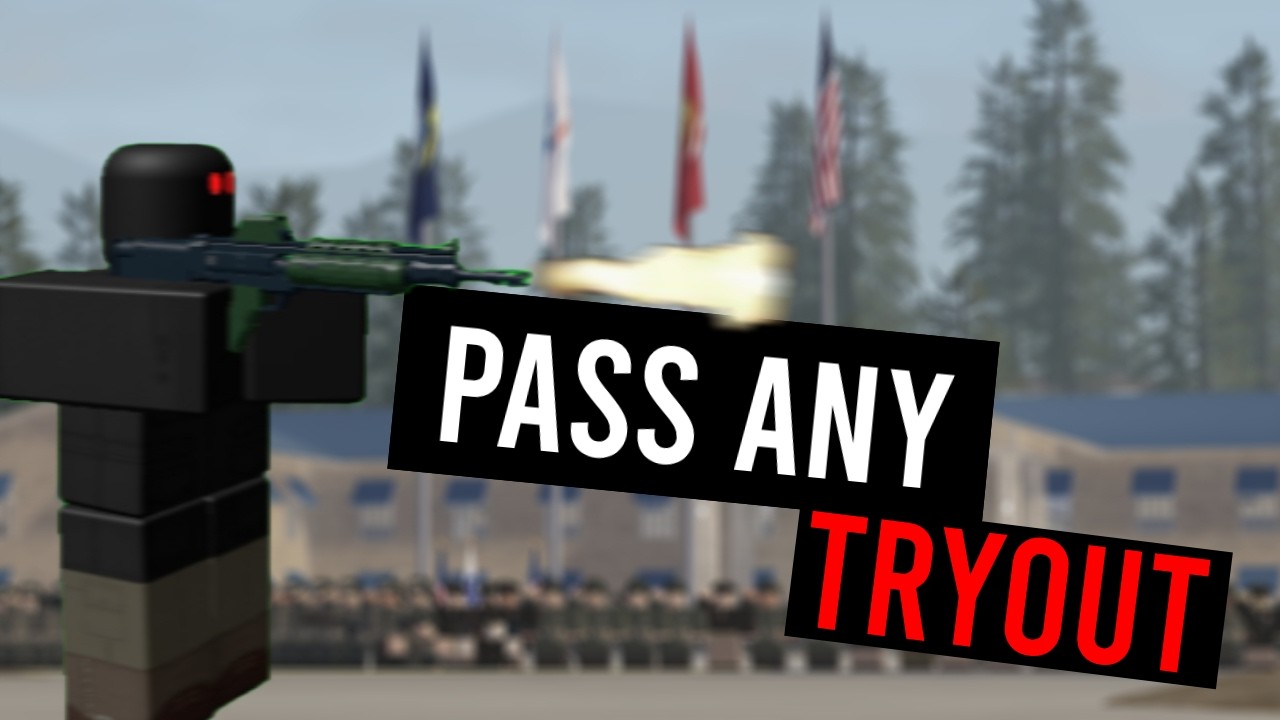 Roblox Tutorials: Pass Any Military/Clanning Tryout!
