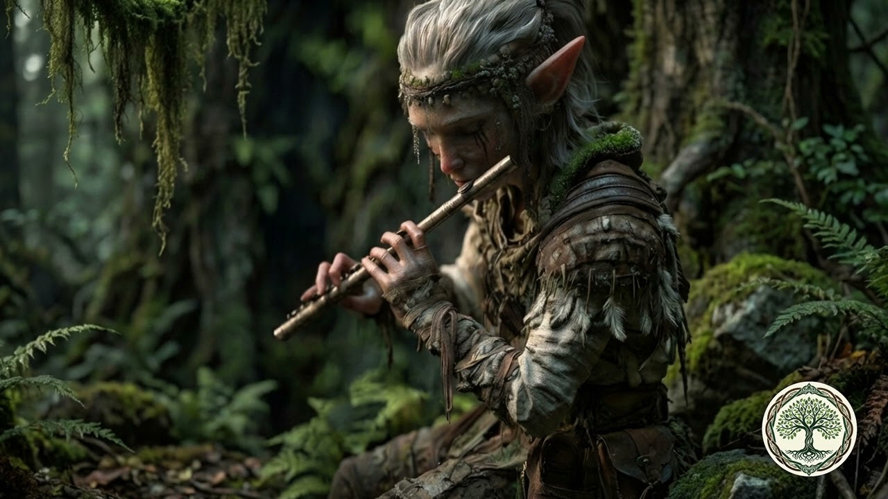 Lofi ELVEN FLUTE 🍃 | Peaceful Music from Rivendell | Fantasy Ambient for Sleep and Study