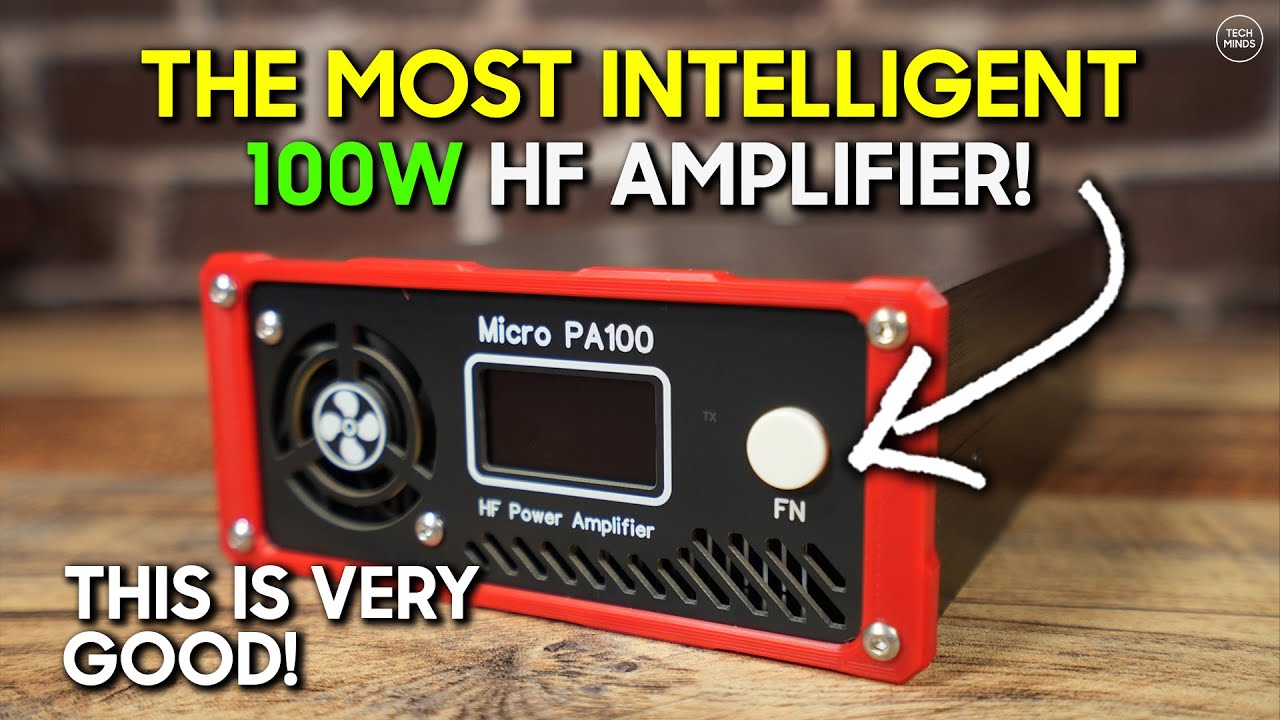 Micro PA100 HF Amplifier - The Most Intelligent Amplifier For Any HF Radio!