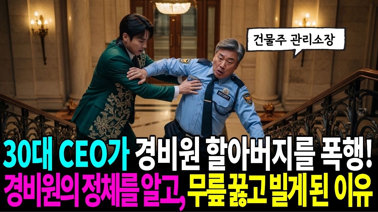 성공한 30대 CEO가 경비원 할아버지한테 무릎 꿇고 빌게 된 소름 돋는 이유(반전주의) #사이다사연 #시니어감동사연 #노후사연 #감동실화