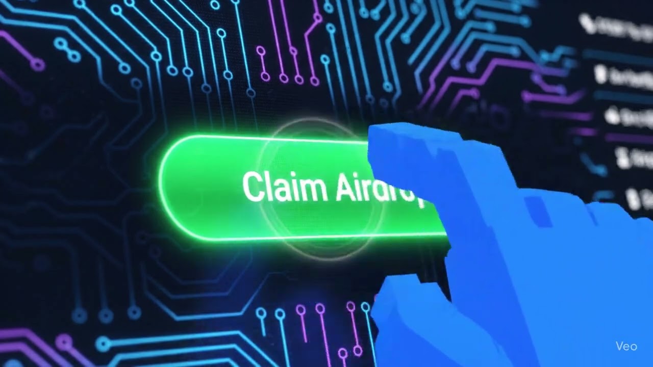Glitchy Airdrop Claim Meme Animation