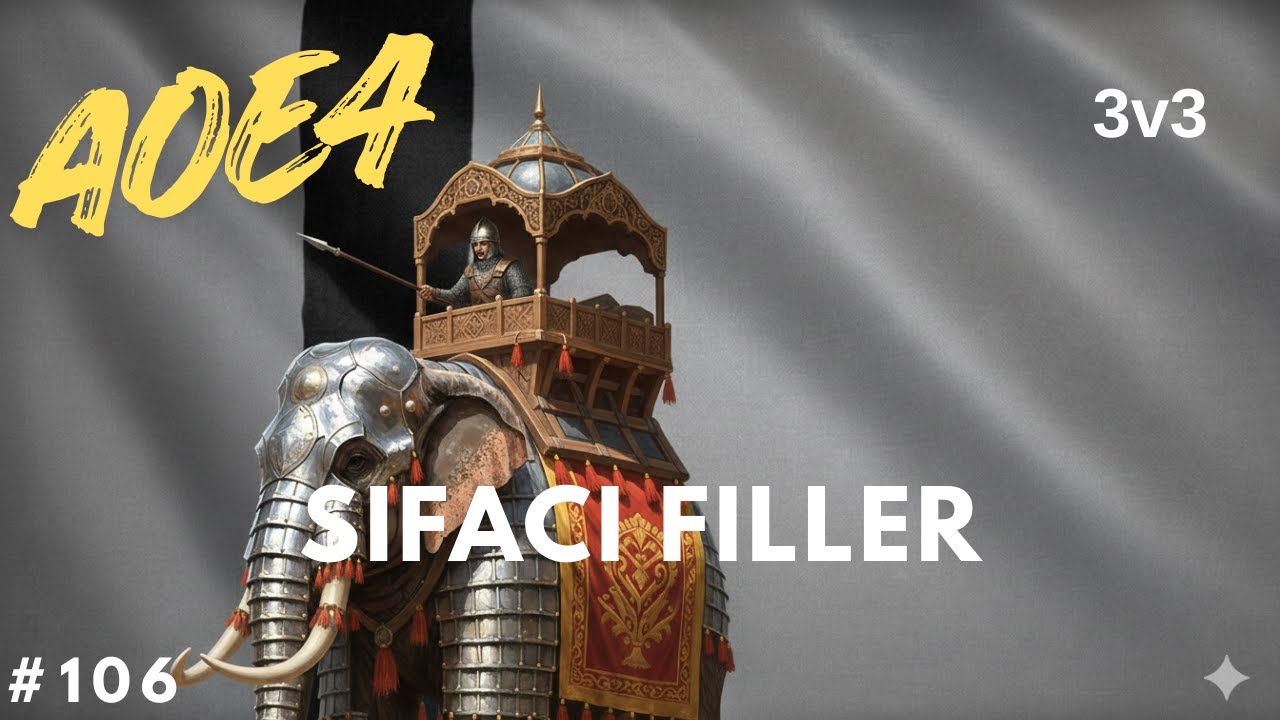Tuğluk Hanedanı - 3v3 - Şifacı Filler - #aoe4 #106