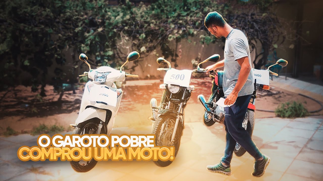 THE POOR BOY BOUGHT A MOTORCYCLE! (THE WORLD TURNS AROUND)