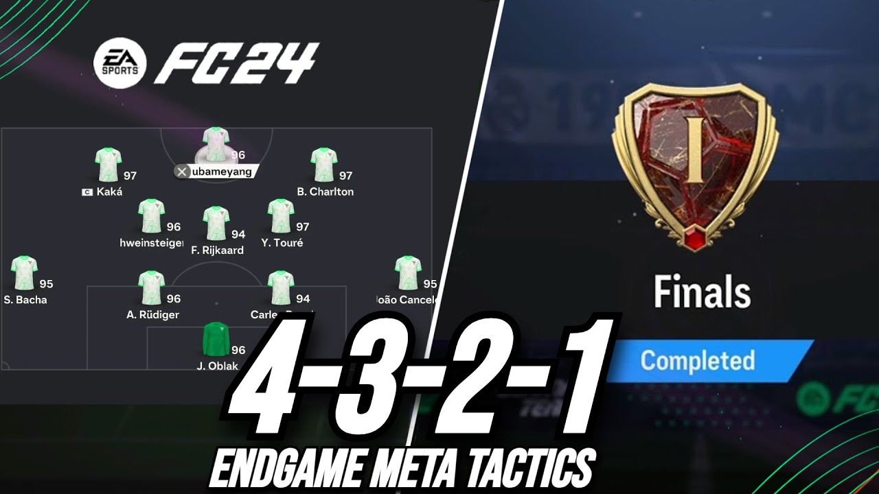 ENDGAME Rank 1 META Tactics! Best 4321 Custom Tactics EA FC 24