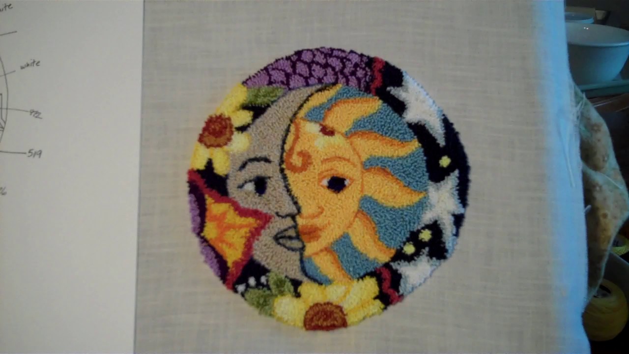 Punch Needle Pattern Sun/Moon