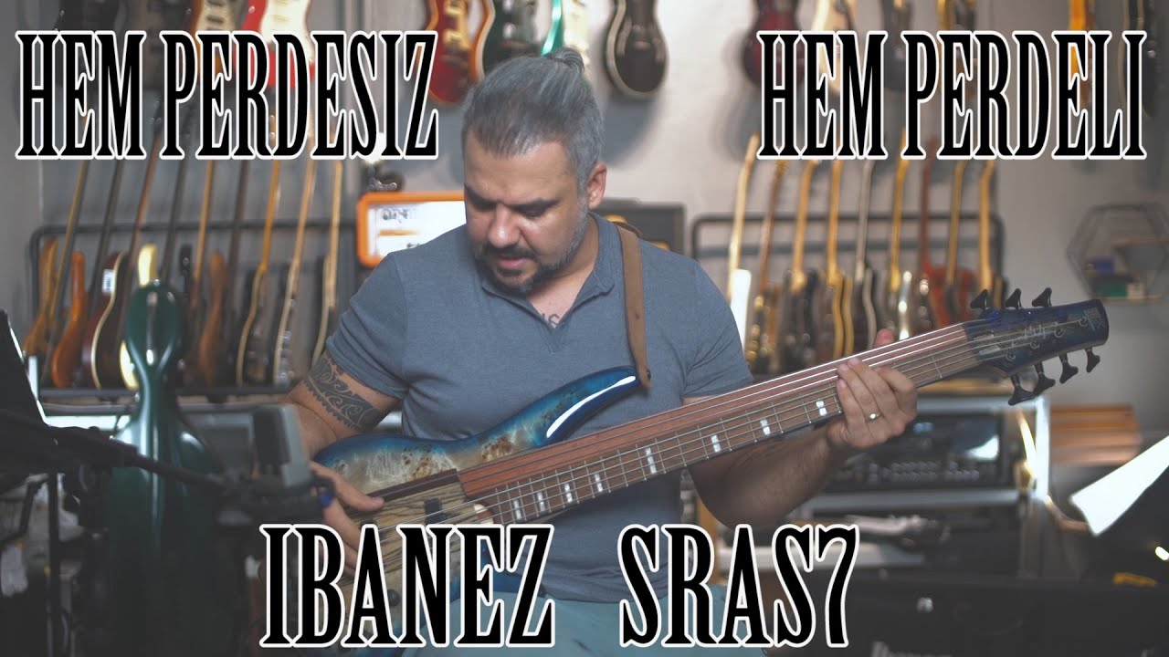 İbanez SRAS7 (hem perdeli hem perdesiz bas gitar)