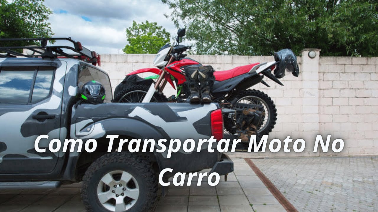 Como Transportar Moto No Carro #moto #motos #carros #carro