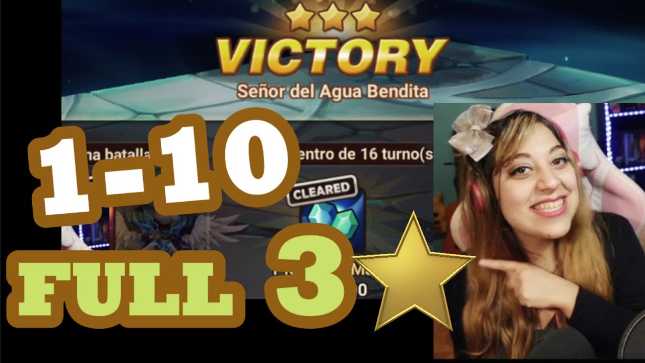 Campo de Entrenamiento 1-10  FULL 3⭐⭐⭐ | Summoners War