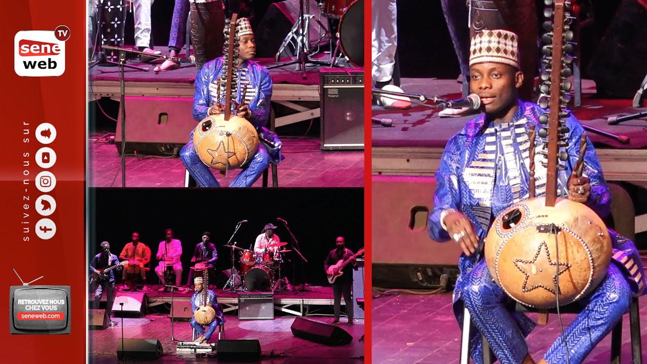 Prestation de Sidiki Diabaté à l'ouverture de la biennale