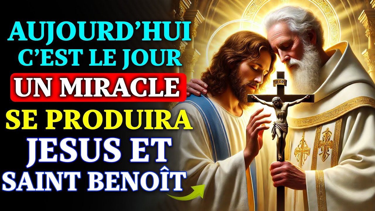 JESUS et SAINT BENOÎT 🕊️ PRIÈRE PUISSANTE contre les ENNEMIS cachés – que le MAL