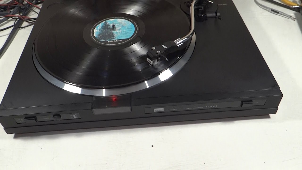 BANDEJA GIRADISCOS TURNTABLE SANSUI FR-D25 JAPAN 1981 CHICAGO