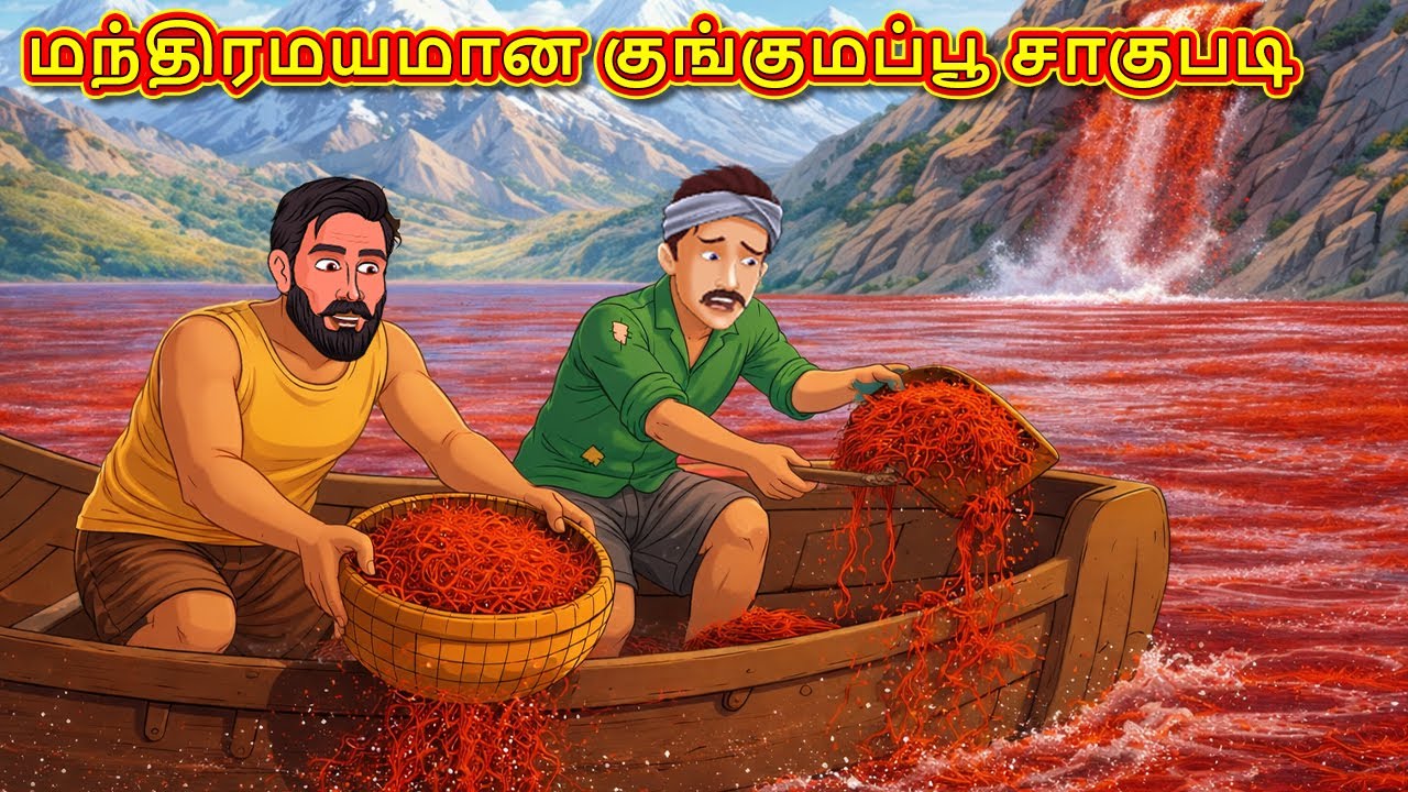 மந்திரமயமான குங்குமப்பூ சாகுபடி | New Tamil Stories | Tamil Stories | Tamil Kataikal | Tamil Fun