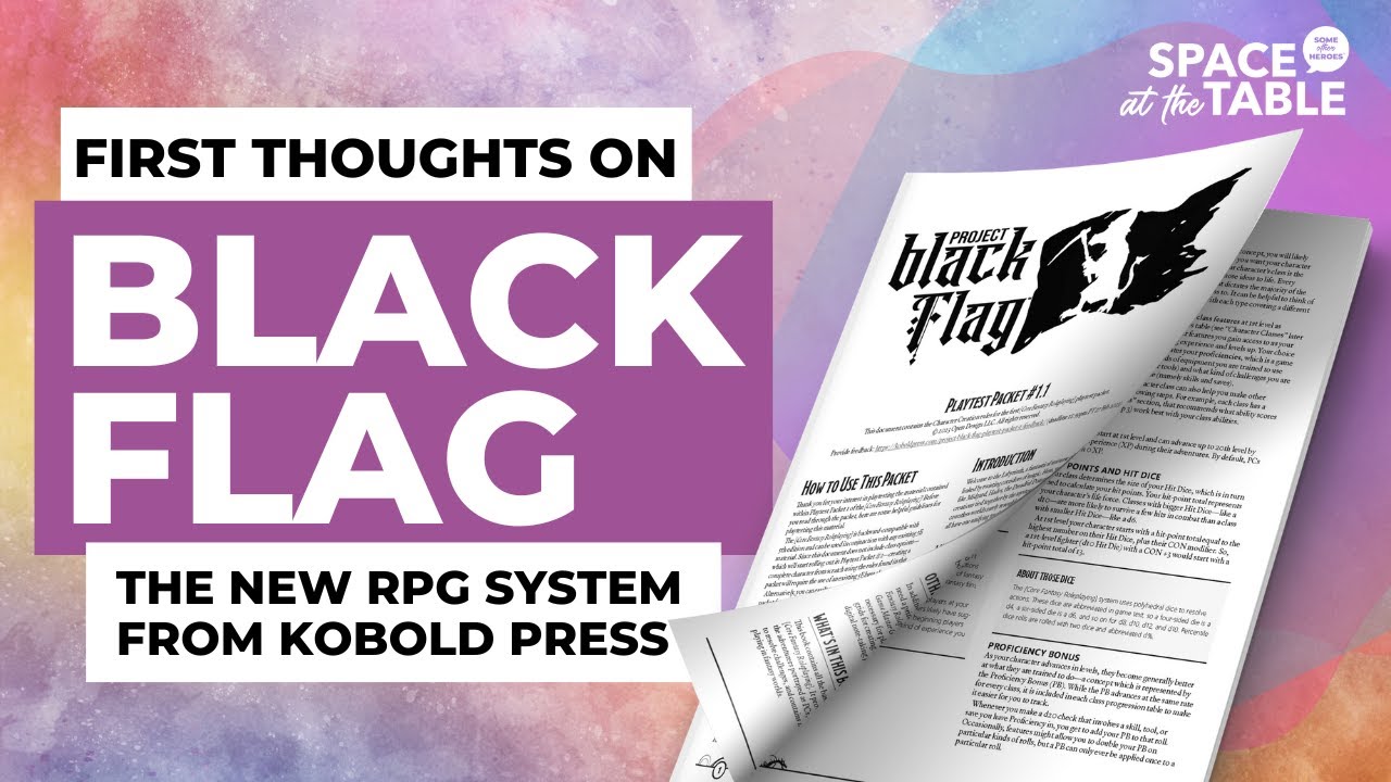 Project Black Flag From Kobold Press | Our First Thoughts | Space At The Table