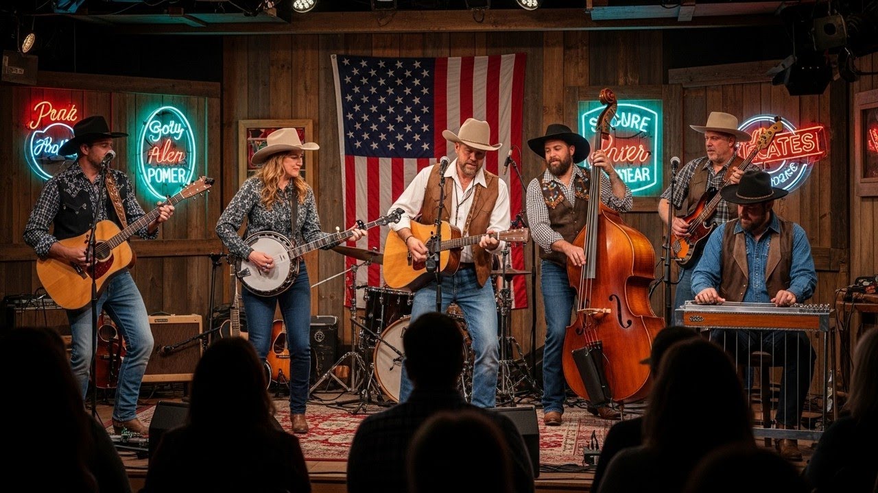 Golden Country Nights – Calm Country Guitar for Relaxed Country Mood Under Dusty Road Reflections