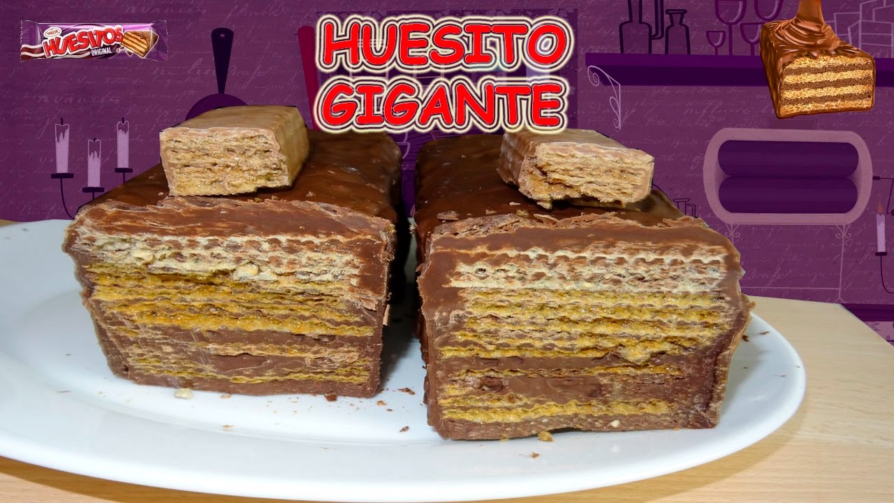 HUESITO GIGANTE | Tarta Gigante de Huesitos de Chocolate -Loli Cocina Recetas de cocina Española.