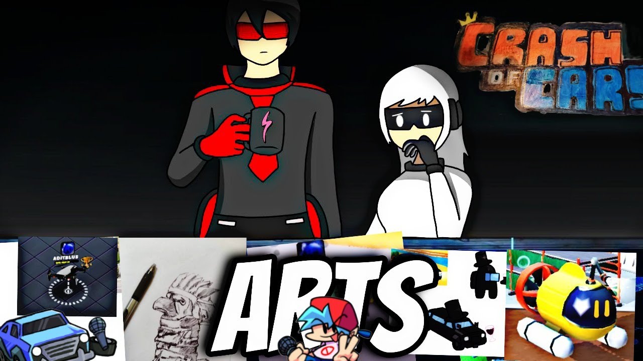 Crash of Cars Art by Our Discord Community!