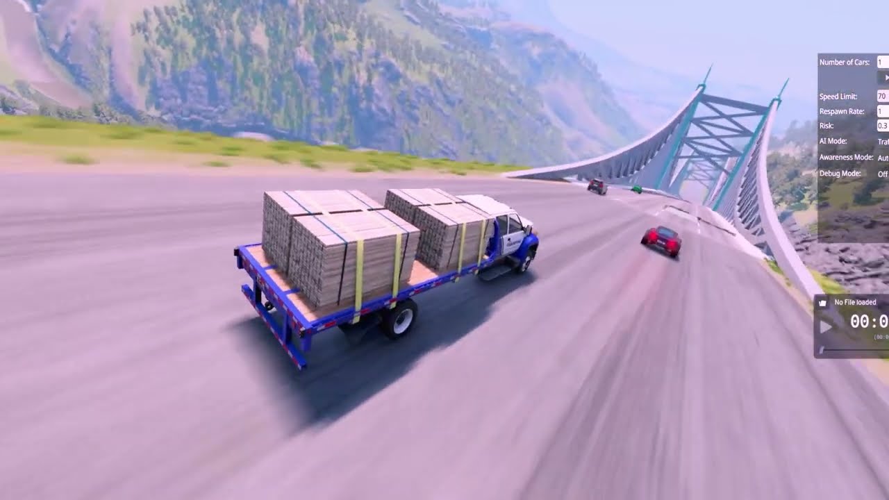 CARS VS INSANE LONG DOWNHIL-BEAMNG.DRIVE EPIC SPEED/CRASH TESTWHICH CARS IN BEAMNG CAN SURVIVE?