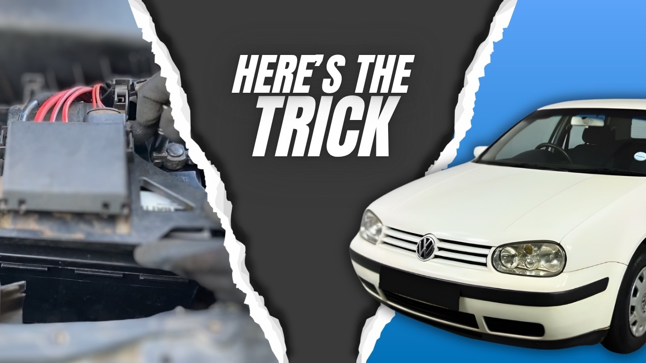 VW Golf 4 TDi Battery Replacement