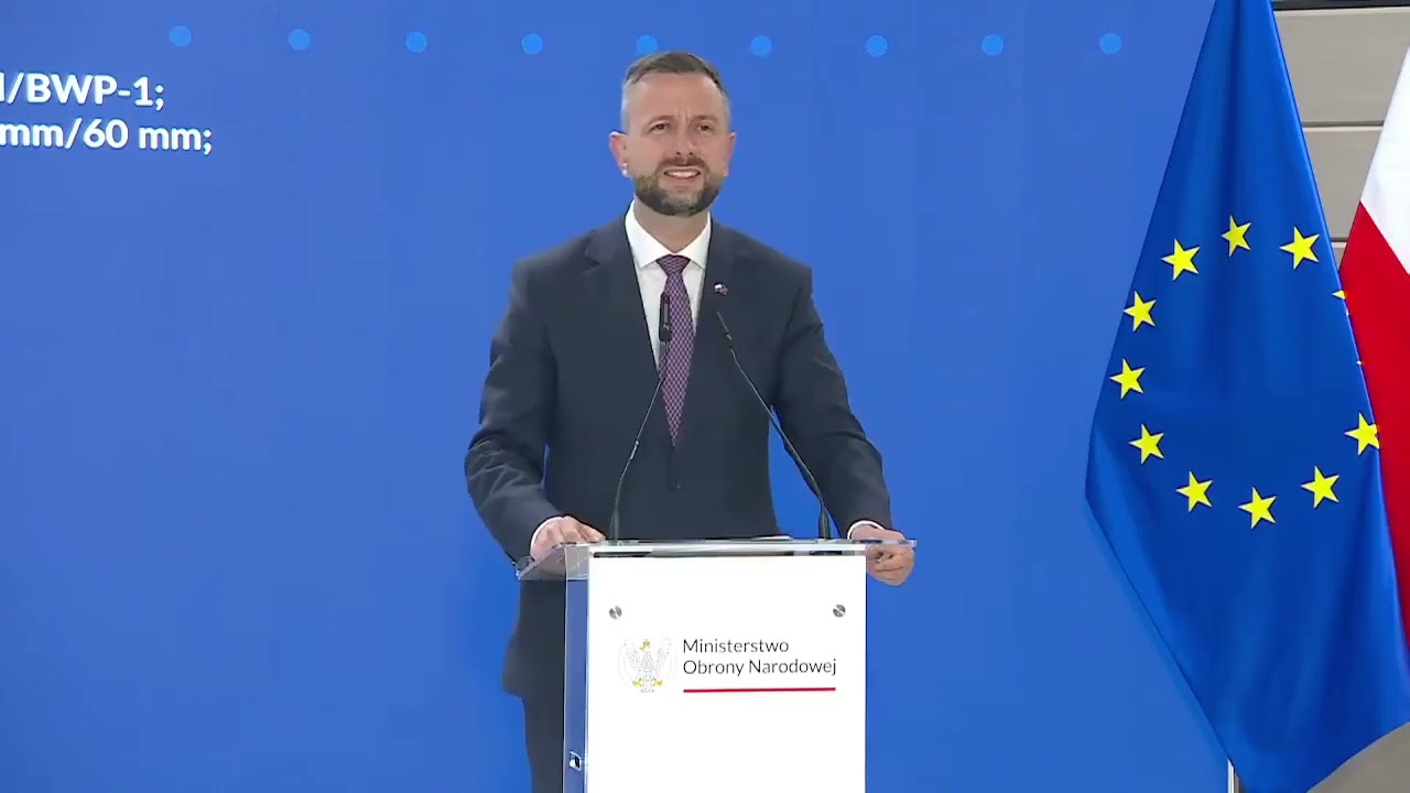 Konferencja prasowa szefa MON - DONACJE dla Ukrainy