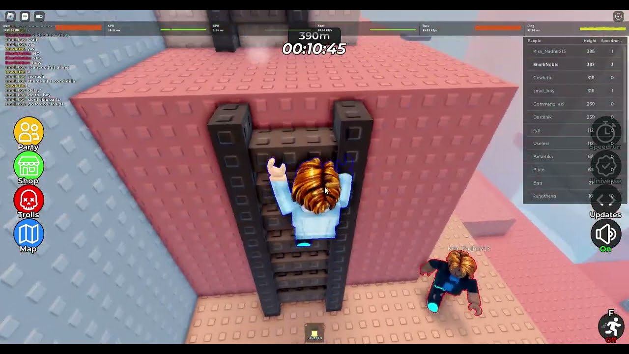 Roblox Gravity Speedrun Random No Sprint WR(?)